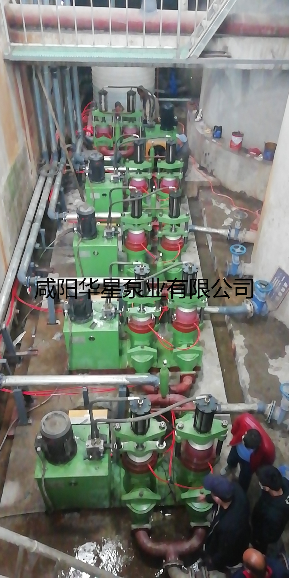 紡織廠使用YBH300節能柱塞泵現場