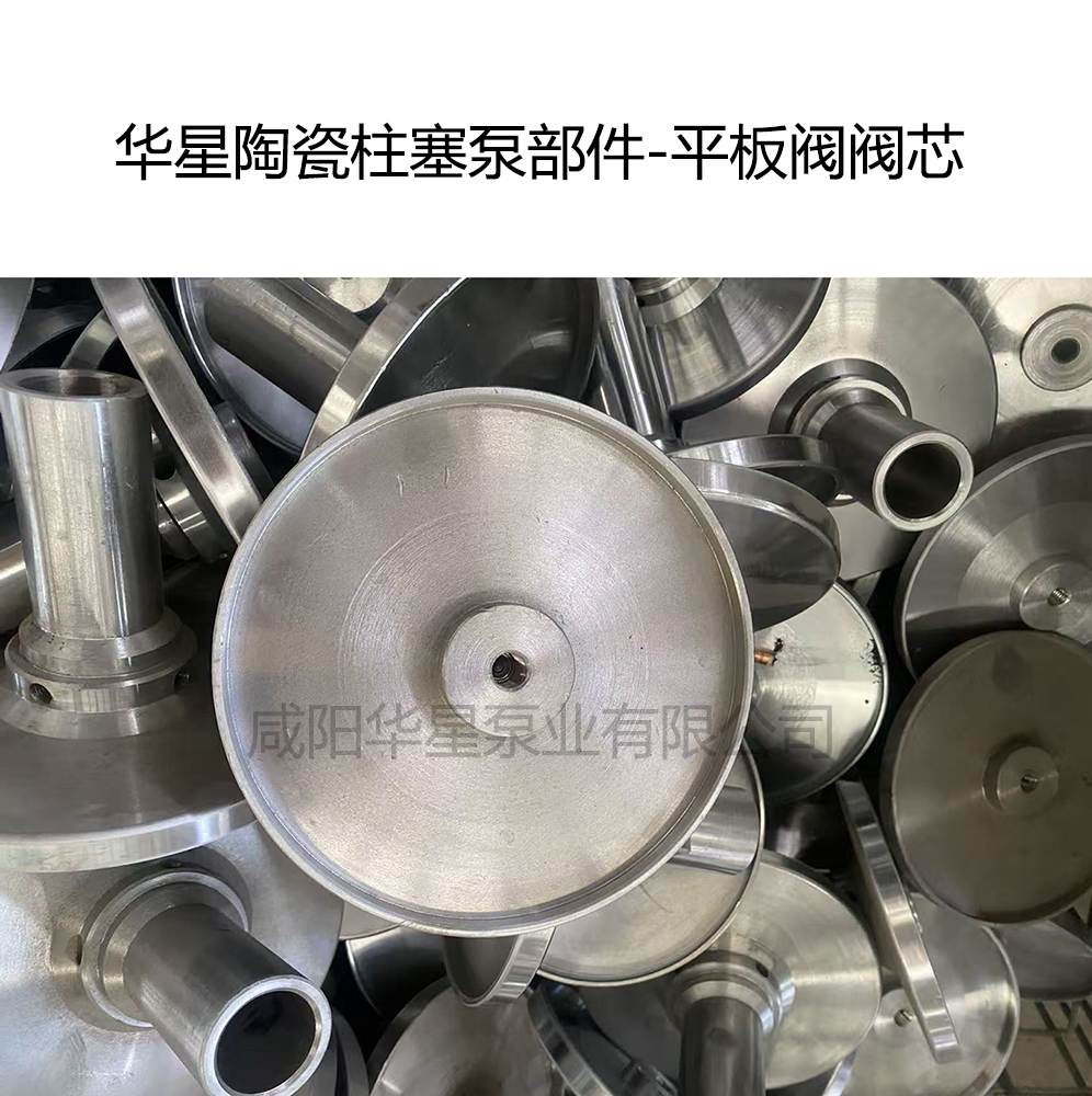 華星陶瓷柱塞泵部件-平板閥閥芯-背面